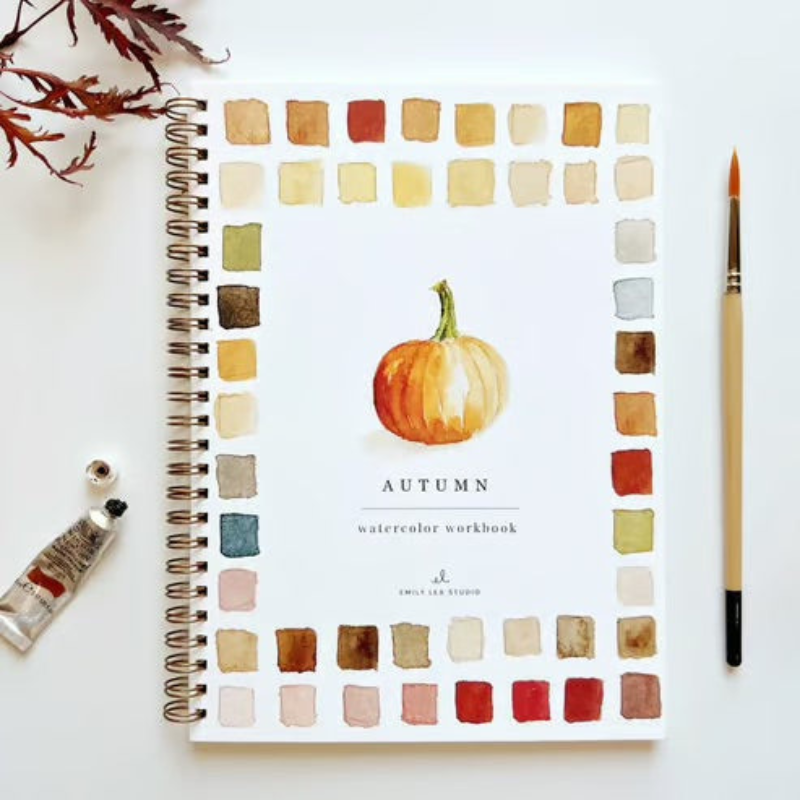 Aquarelli™ | Laat je creativiteit de vrije loop met ons leuke werkboek voor aquarel!