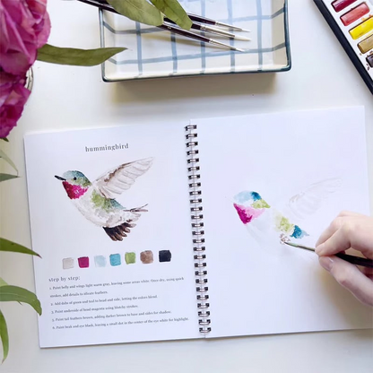 Aquarelli™ | Laat je creativiteit de vrije loop met ons leuke werkboek voor aquarel!