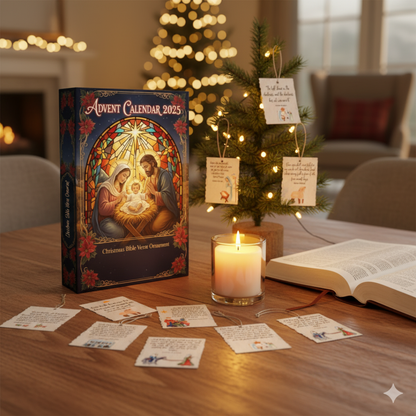 ✝️🌟 Bijbelvers Adventskalender 2025 – Een Reis van Geloof, Hoop & Vreugde