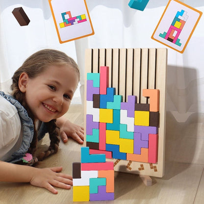 Wooden Stacking Puzzel