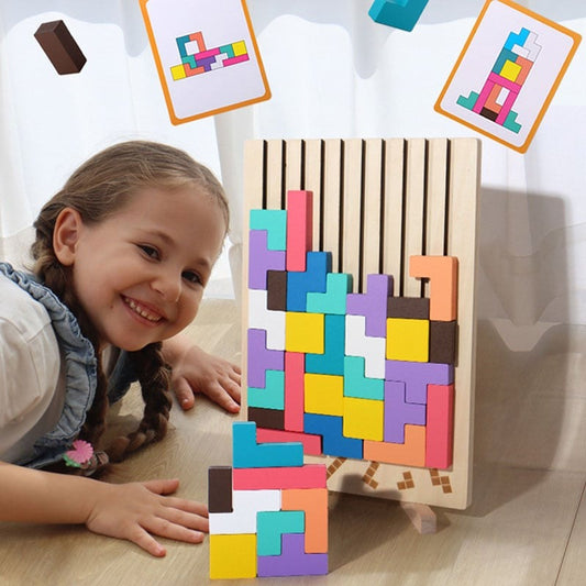 Wooden Stacking Puzzel