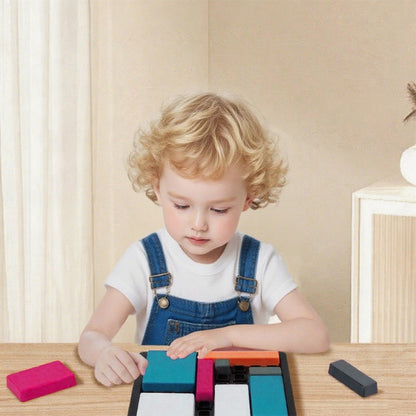 🎄 Creatief Geometrisch Blokken Puzzelspel