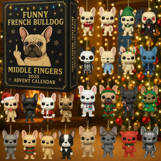 🌲 Kerstcadeau – 2025 Grappige Honden Adventskalender