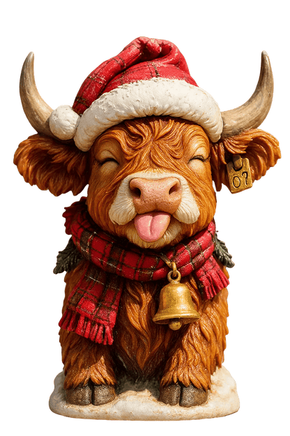 🐮 Hooglander Adventskalender 2025 🎄✨– Handgemaakte 3D-pop met Hooglander (24 onderdelen)