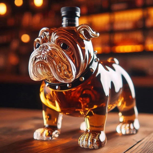 🐶🥃 Dog Whiskey Bottle