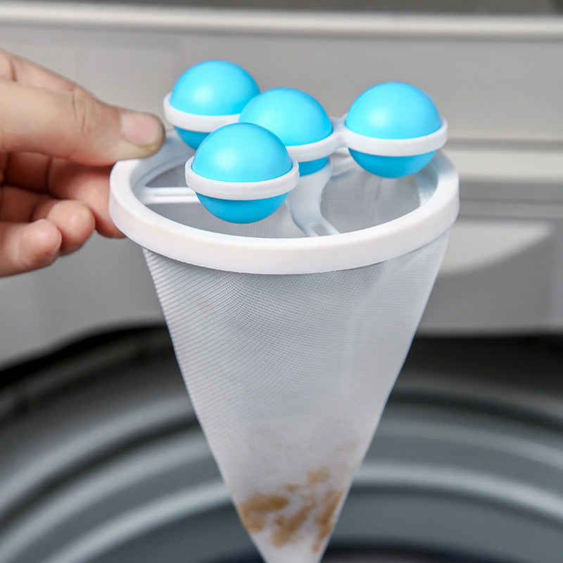 WashingFilter™ - Herbruikbaar drijvend filter voor wasmachines.