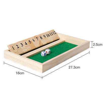 Shut The Box Game - Leuk tafelspel voor volwassenen en kinderen