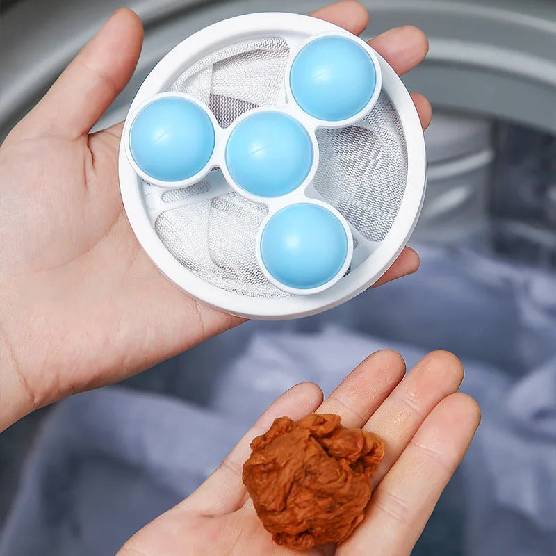 WashingFilter™ - Herbruikbaar drijvend filter voor wasmachines.
