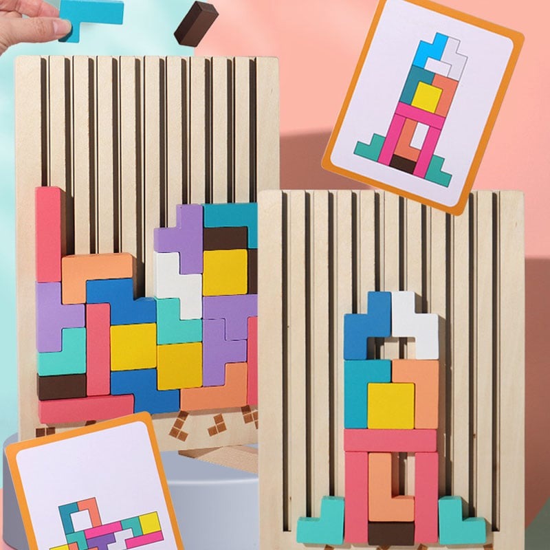 Wooden Stacking Puzzel