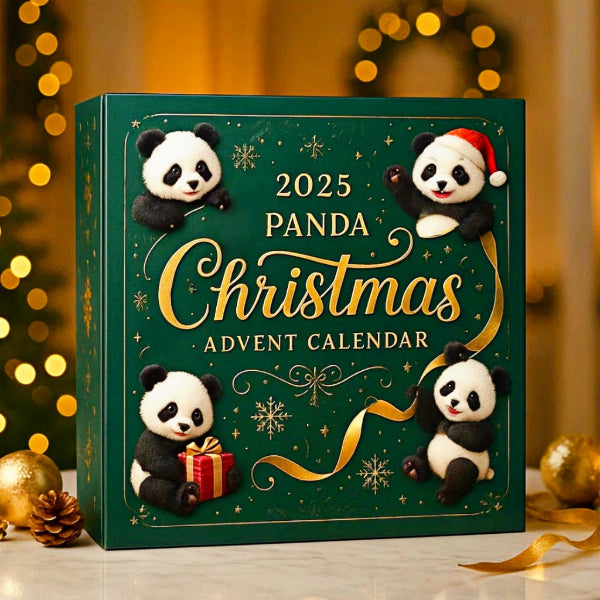 2025 Panda Kerst Adventskalender