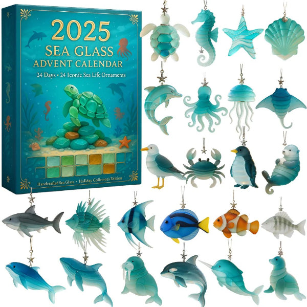 🌊 2025 Sea glass adventskalender · Schatten van de zee