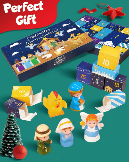 🎄🙏 2025 Nativity Adventskalender (25 stuks) 💯 Niet-giftig &amp; geurloos
