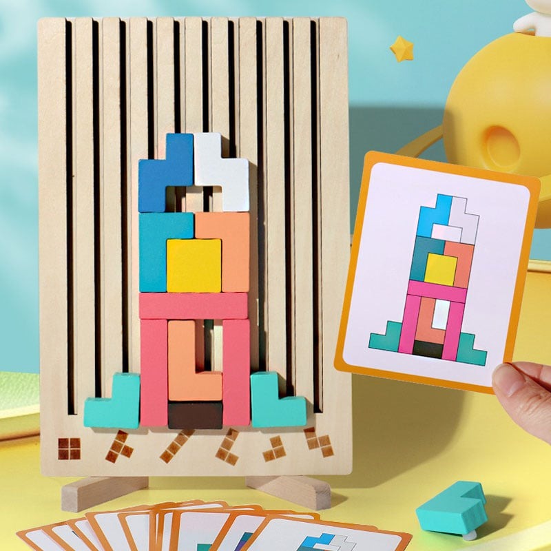 Wooden Stacking Puzzel