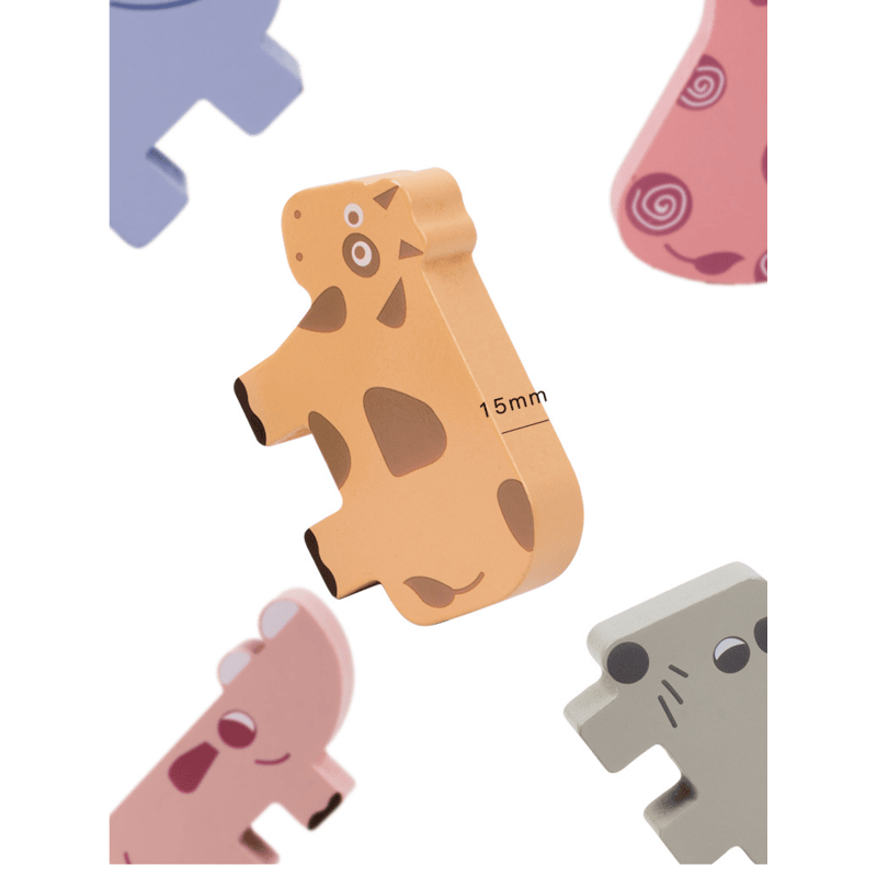 Animal stacking spel - stimuleer de zintuigen