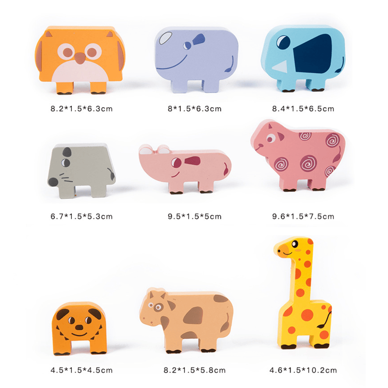 Animal stacking spel - stimuleer de zintuigen