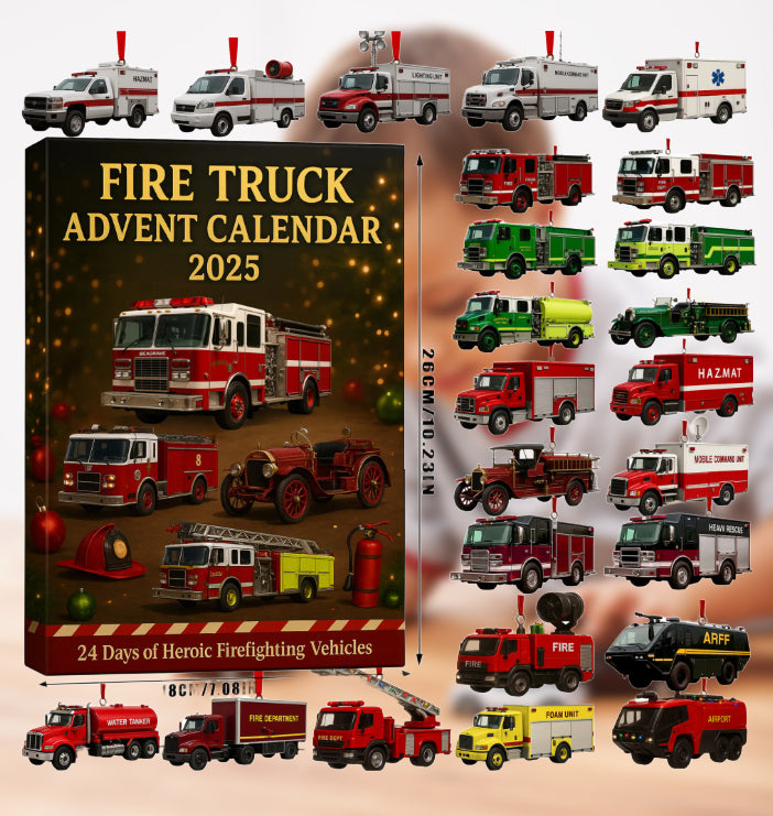 🚒🔥Brandweerwagen adventskalender 2025🎁🌲