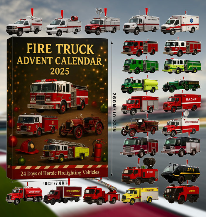 🚒🔥Brandweerwagen adventskalender 2025🎁🌲