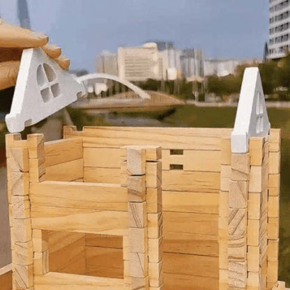 Educatieve Houten Bouwblokken