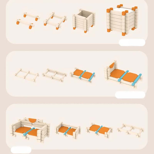 Educatieve Houten Bouwblokken